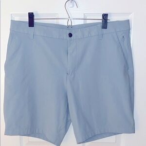 LULULEMON Men's Commission Short Classic Blue Flat Front Shorts Size 36